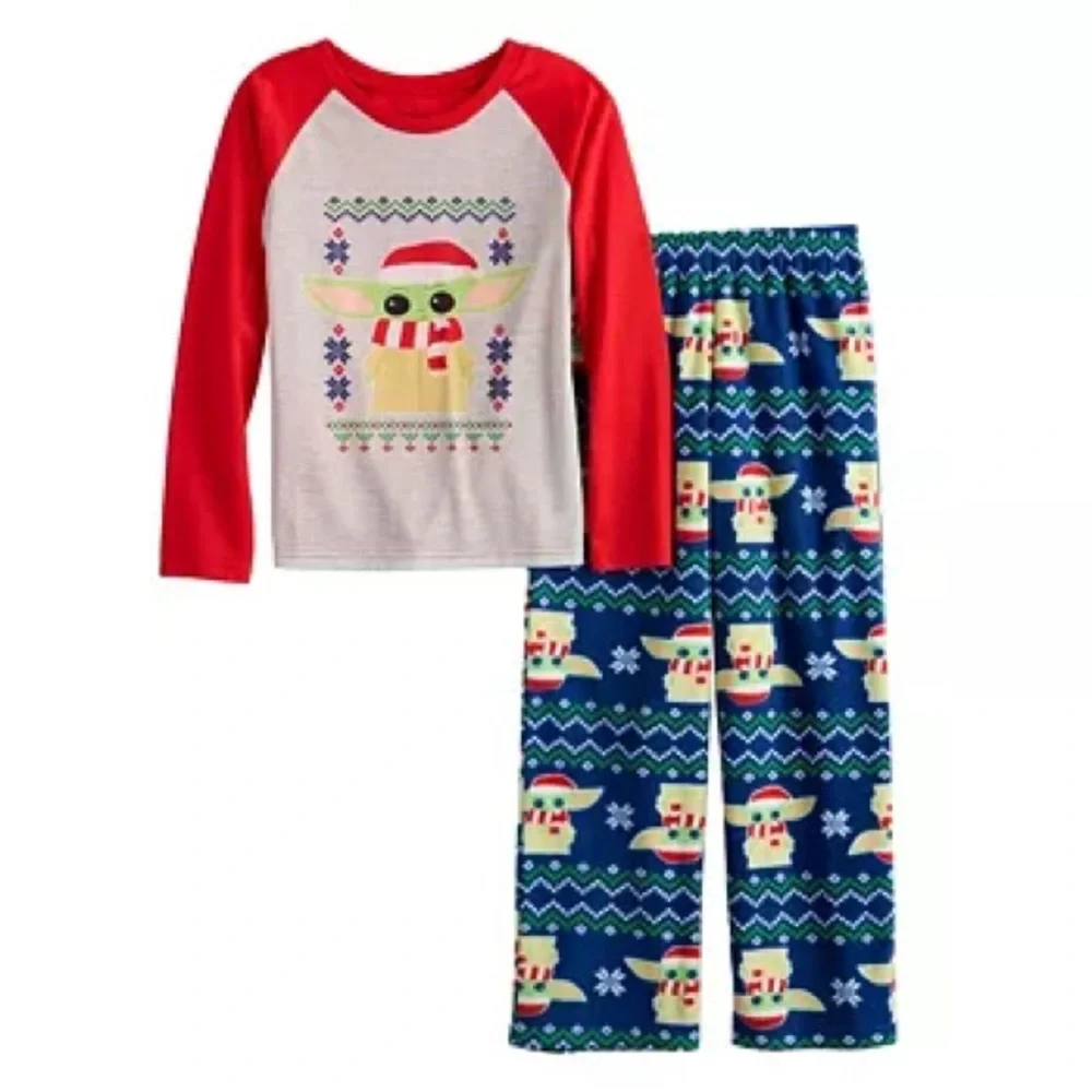 Jammies For Your Families Star Wars The Mandalorian Grogu Baby Yoda PJ SET: SZ 4